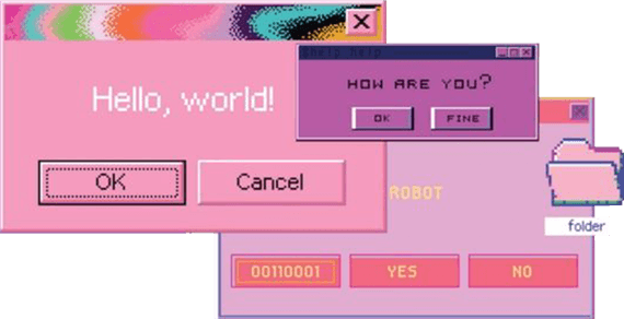 Top right pink collage